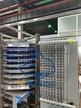 大容量易于加工的螺旋冷冻机